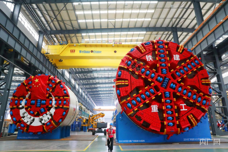 太阳成集团走进园区看企业｜铁建重工：持续6年上榜环球工程机器50强 大国重器正登